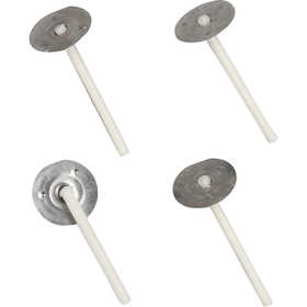 Wicks for Candles in Containers, Suitable for containers with a diameter of 20–65 mm, L: 3,5 cm, thickness 2 mm, 100 pc/ 1 pack [HOB-73314]