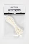 Wick, Suitable for dipped candles (dia. 30 mm) and moulded candles (dia. 80–100 mm) , W: 2 mm, 100 g, 3 m/ 1 pack [HOB-733211]