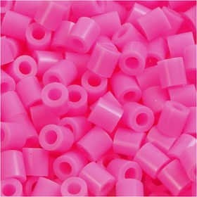 Fuse Beads, size 5x5 mm, hole size 2,5 mm, medium, rose (32222), 1100 pc/ 1 pack [HOB-751020]