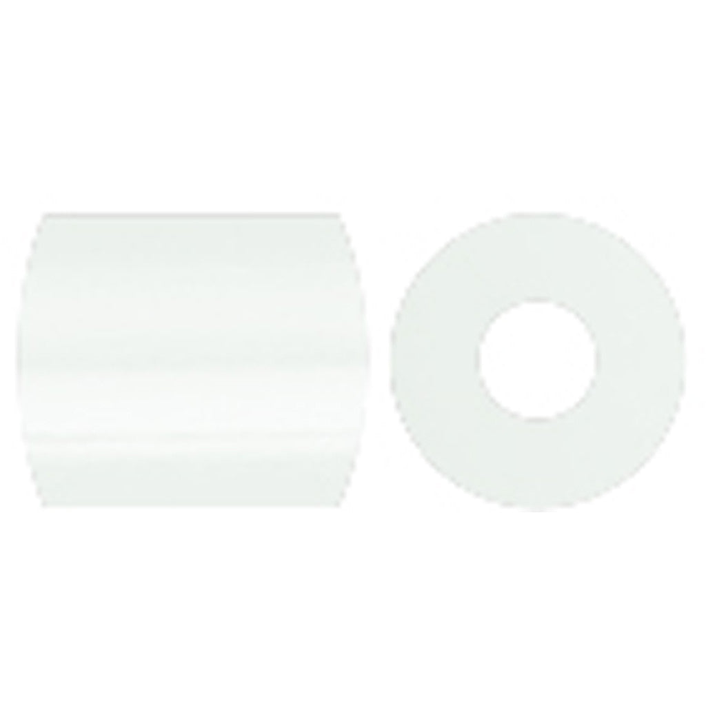 Fuse Beads, size 5x5 mm, hole size 2,5 mm, medium, white (32221), 6000 pc/ 1 pack [HOB-751151]