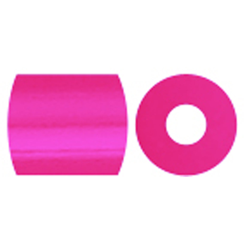 Fuse Beads, size 5x5 mm, hole size 2,5 mm, medium, rose neon (32257), 1100 pc/ 1 pack [HOB-751300]
