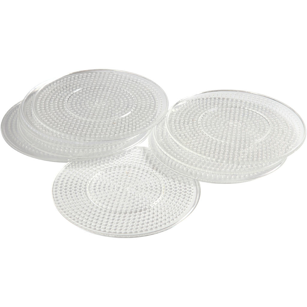 Peg Board, dia. 15 cm, medium, clear, 10 pc/ 1 pack [HOB-753021]