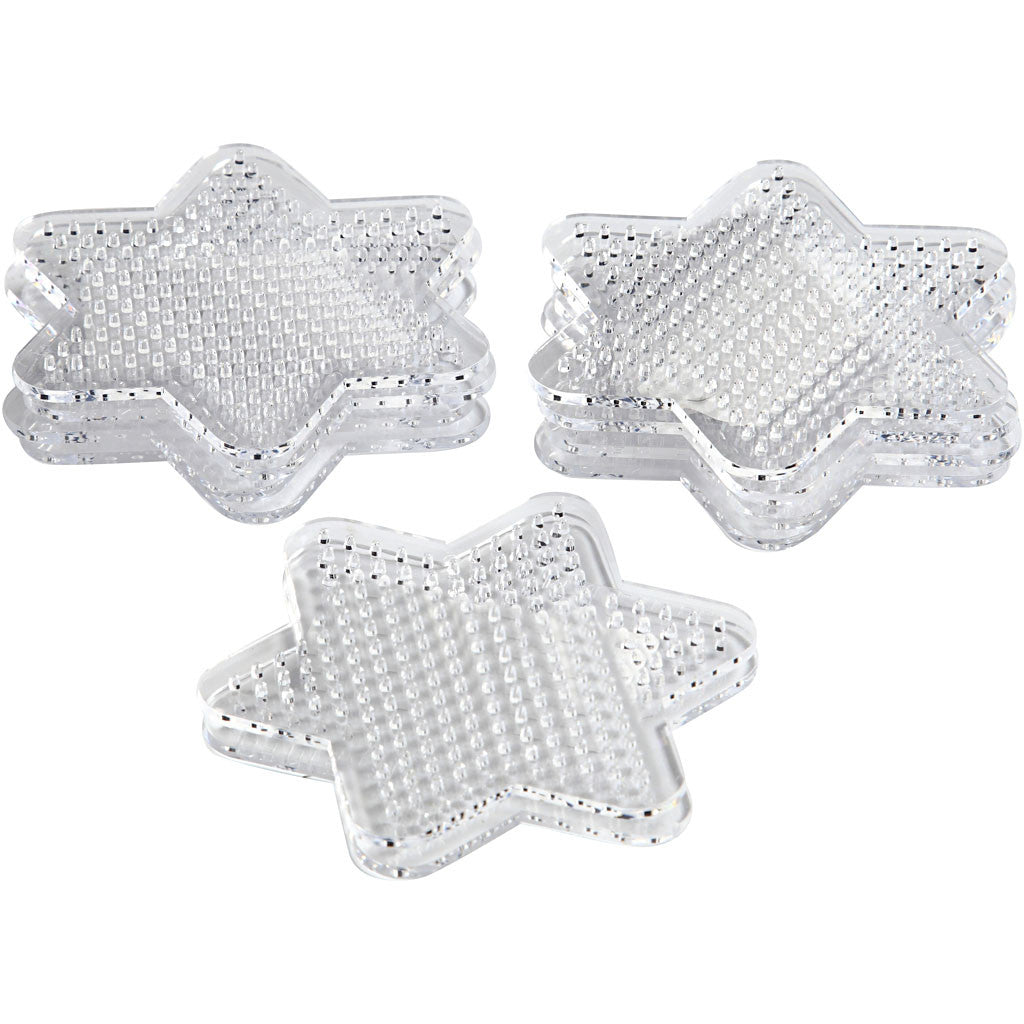Peg Board, Small star, dia. 10 cm, medium, 10 pc/ 1 pack [HOB-753061]