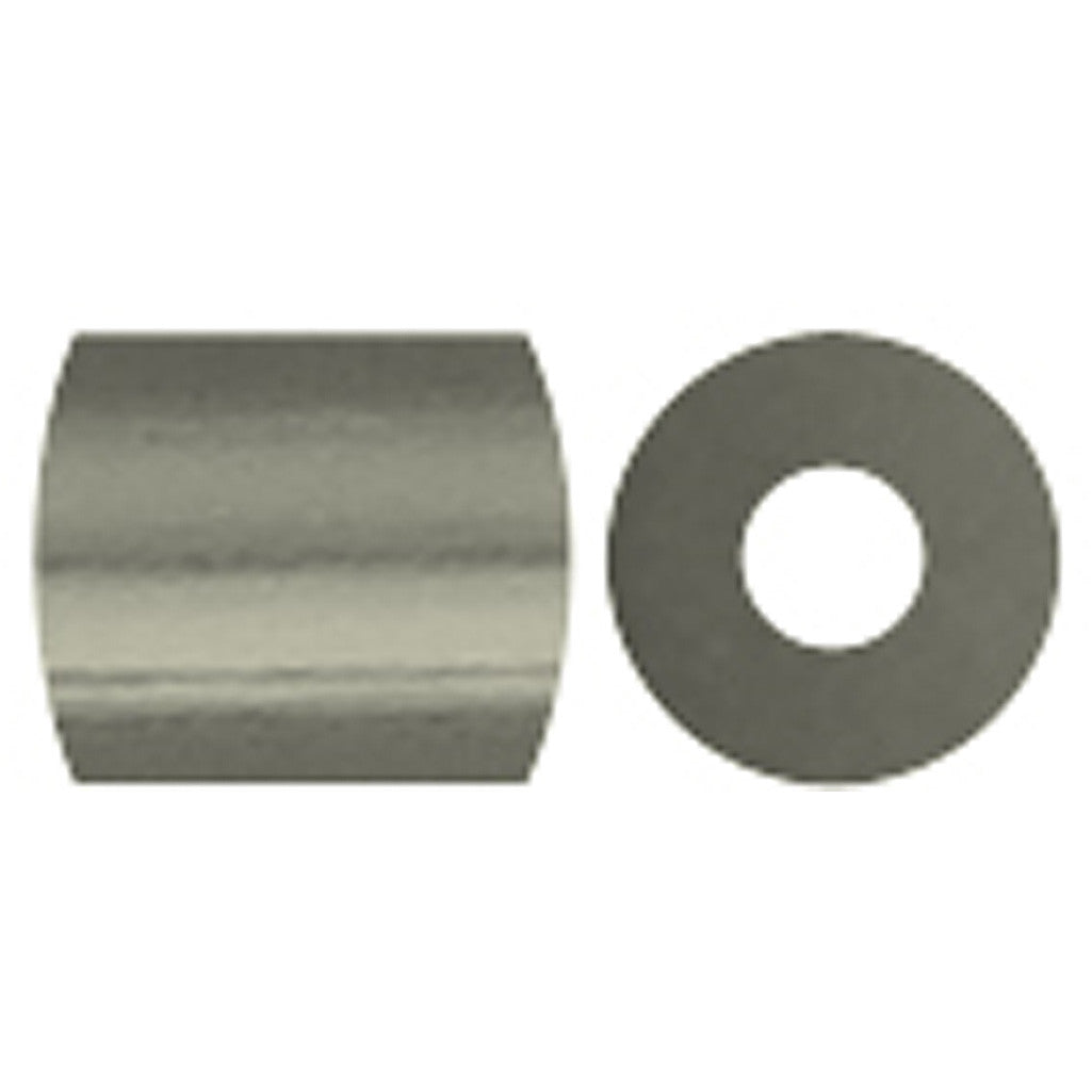 PhotoPearls, size 5x5 mm, hole size 2,5 mm, medium, ash-coloured (8), 1100 pc/ 1 pack [HOB-755080]