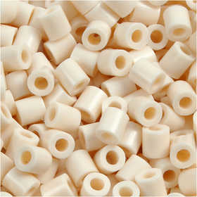PhotoPearls, size 5x5 mm, hole size 2,5 mm, medium, light beige (12), 1100 pc/ 1 pack [HOB-755120]