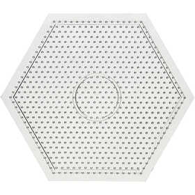 Peg Board, large hexagon, size 15x15 cm, medium, 10 pc/ 1 pack [HOB-75590]