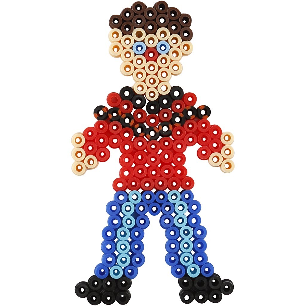 Peg Board, flowers, girl, boy, apple and pear, size 8,5x14-14x16 cm, medium, 6 pc/ 1 pack [HOB-75595]