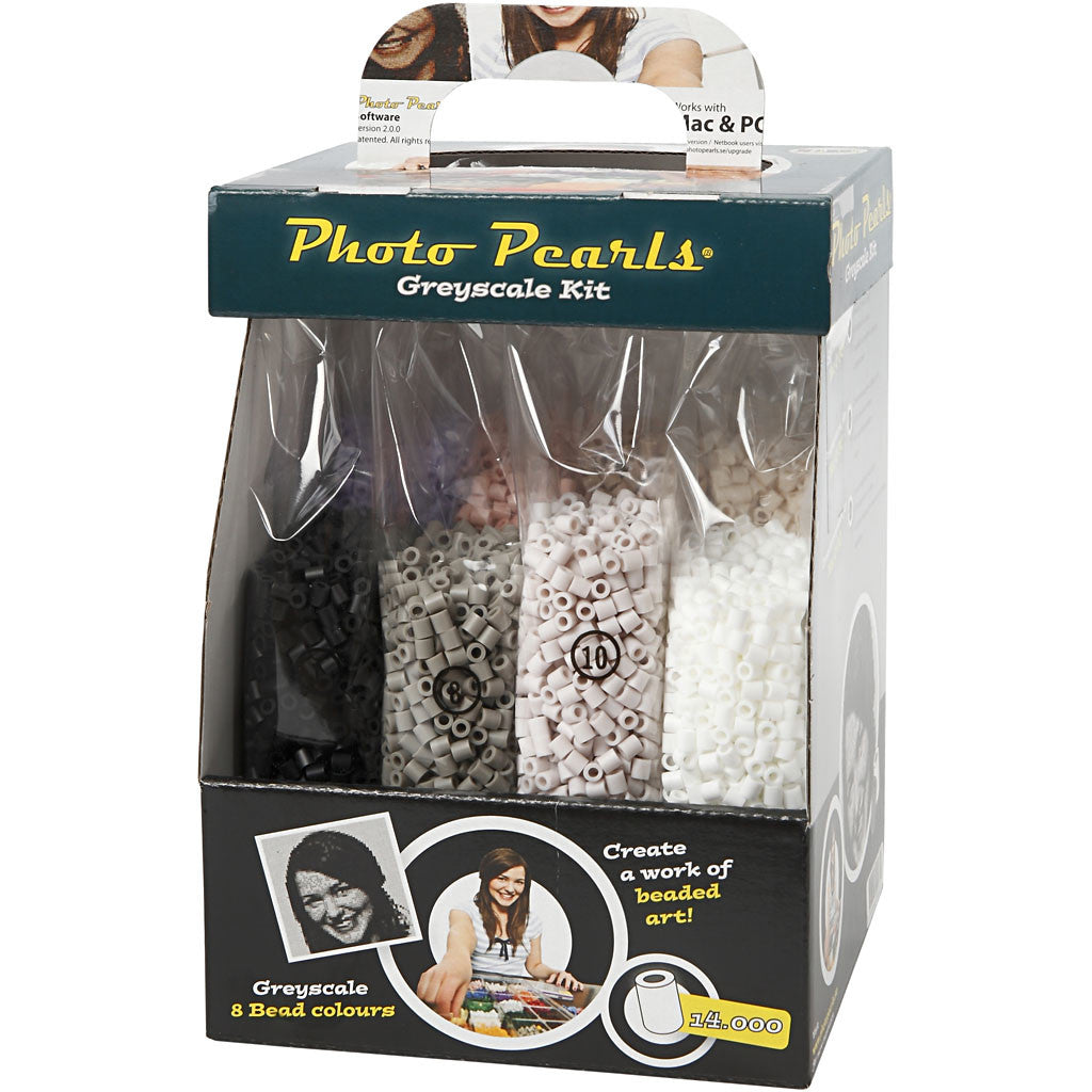 PhotoPearls Starter Kit, medium, assorted colours, 14000 pc, 1 set [HOB-75597]