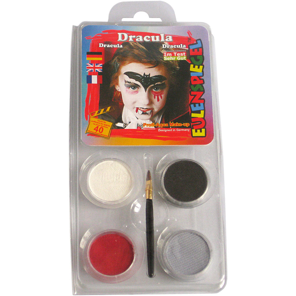 Eulenspiegel Face Paint - Motif Set, dracula, assorted colours