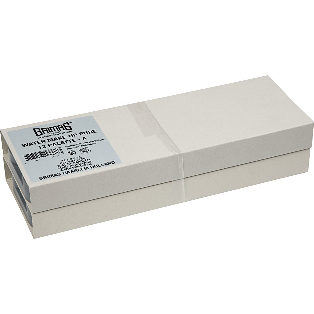 Water-based Face Paint Palette, assorted colours, 24x2.50 ml/ 1 pc [HOB-77004]