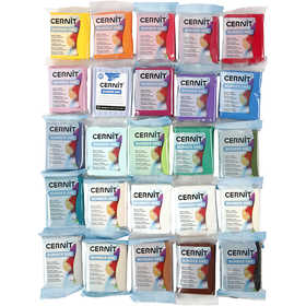 Cernit, Content may vary , assorted colours, 25x56 g/ 1 pack [HOB-78002]