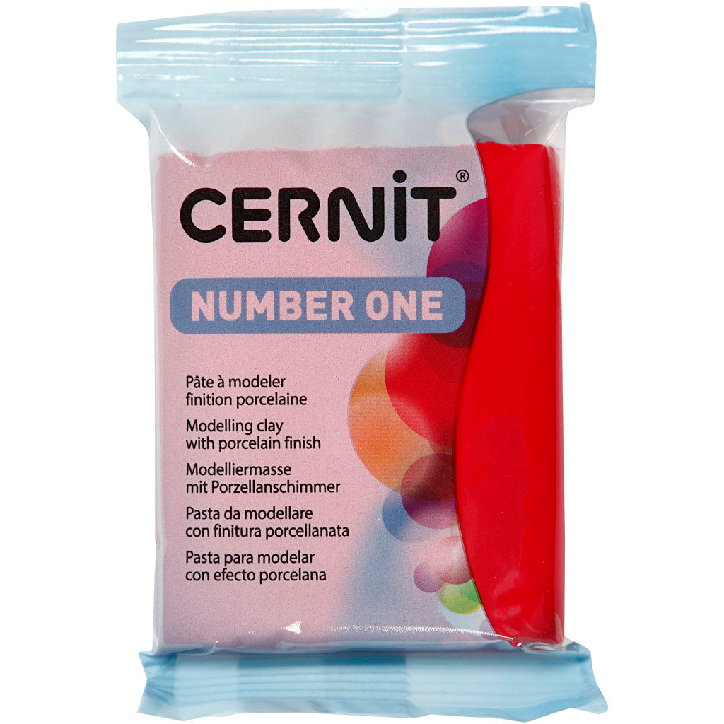 Cernit, christmas red (463), 56 g/ 1 pack [HOB78036]
