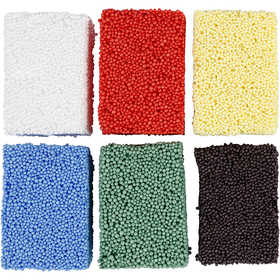 Soft Foam, standard colours, 6x10 g/ 1 pack [HOB-78058]