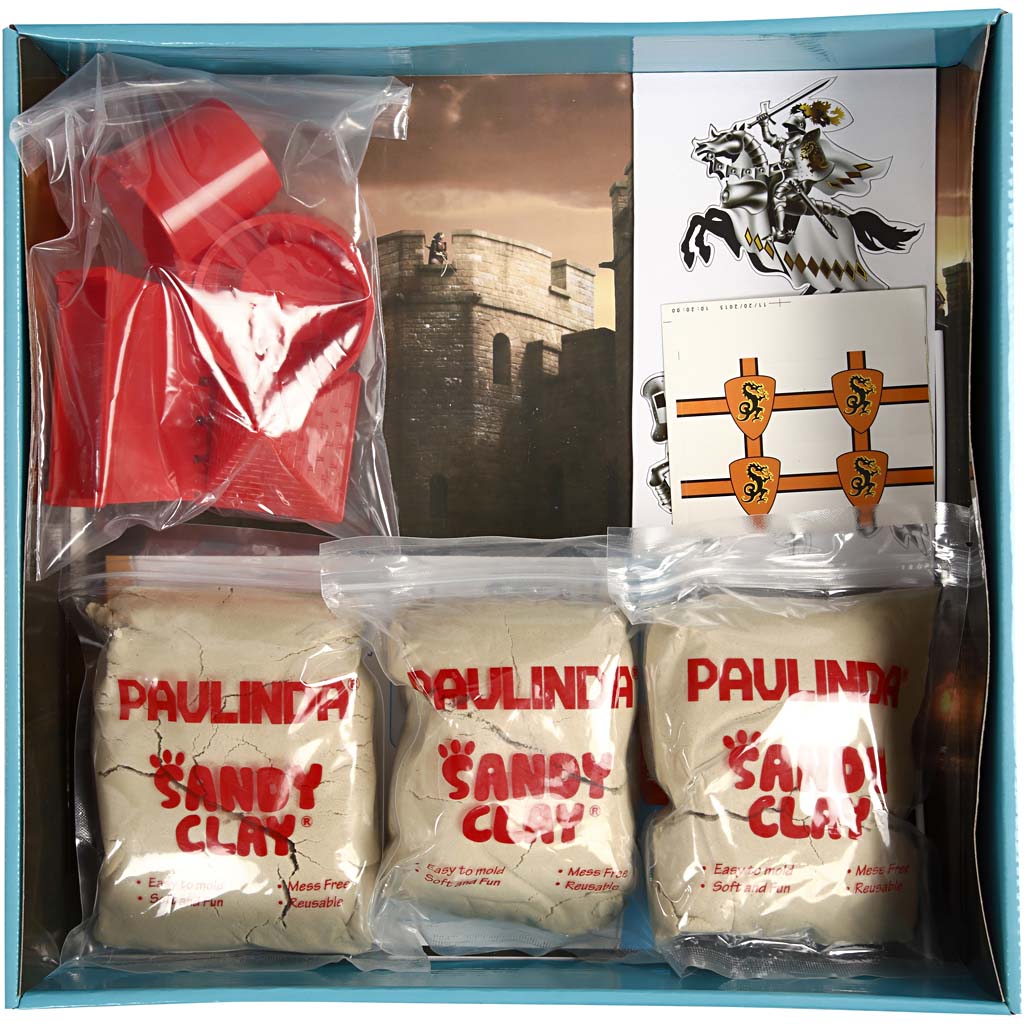 Sandy Clay®, castle, natural, 1 set [HOB-78270]