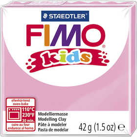 FIMO® Kids Clay, pink, 42 g/ 1 pack [HOB-78524]