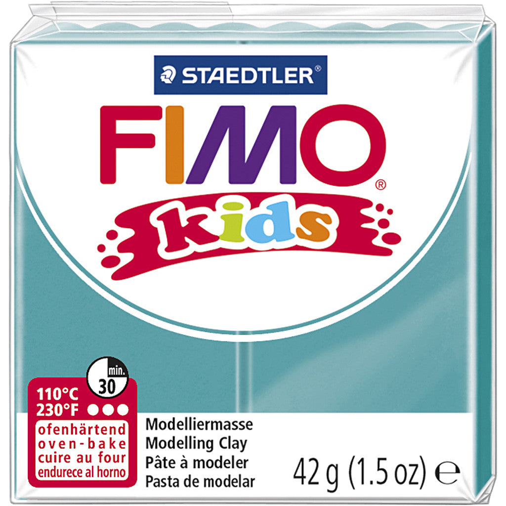 FIMO® Kids Clay, turquoise, 42 g/ 1 pack [HOB-78526]