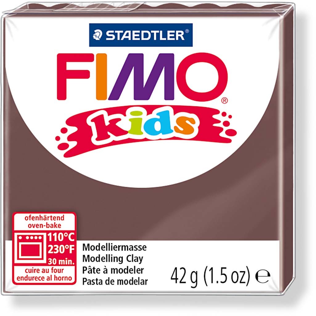 FIMO® Kids Clay, brown, 42 g/ 1 pack [HOB-78532]