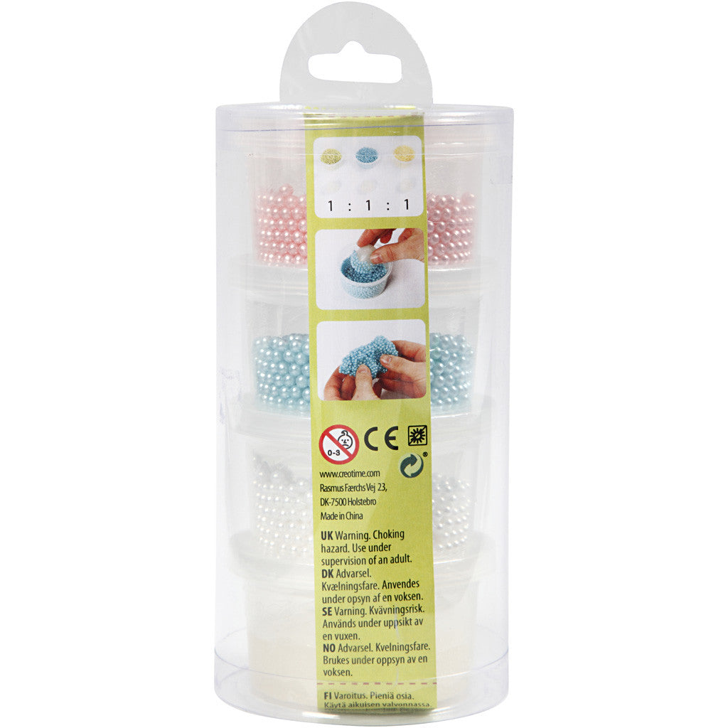 Pearl Clay®, assorted colours, 3x25+38 g, 1 set [HOB-78725]