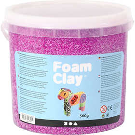 Foam Clay®, neon purple, 560 g/ 1 bucket [HOB-78825]