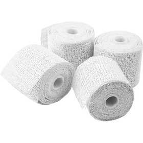 Plaster Gauze, L: 2,7 M, W: 5 cm, white, 4 roll/ 1 pack [HOB-78912]