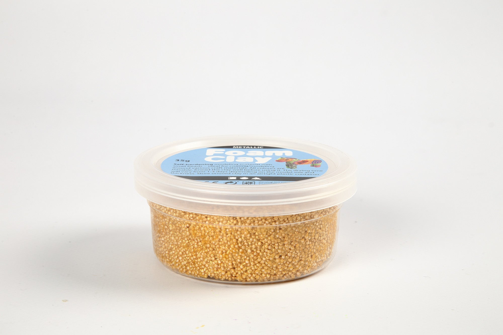 Foam Clay®, metallic, gold, 35 g/ 1 tub [HOB-78918]