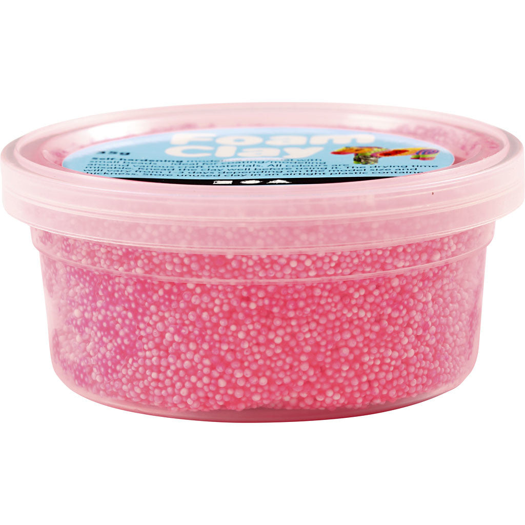 Foam Clay®, neon pink, 35 g/ 1 tub [HOB-78926]