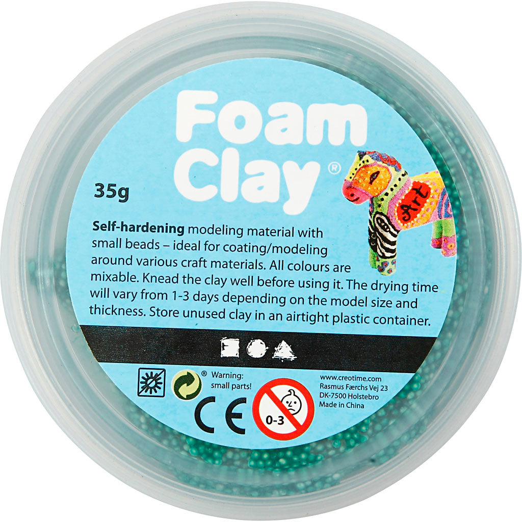 Foam Clay®, dark green, 35 g/ 1 tub [HOB-78954]