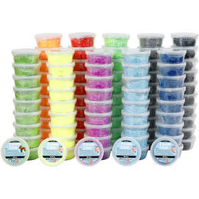 Foam Clay®, assorted colours, 10x10 tub/ 1 pack [HOB-789569]