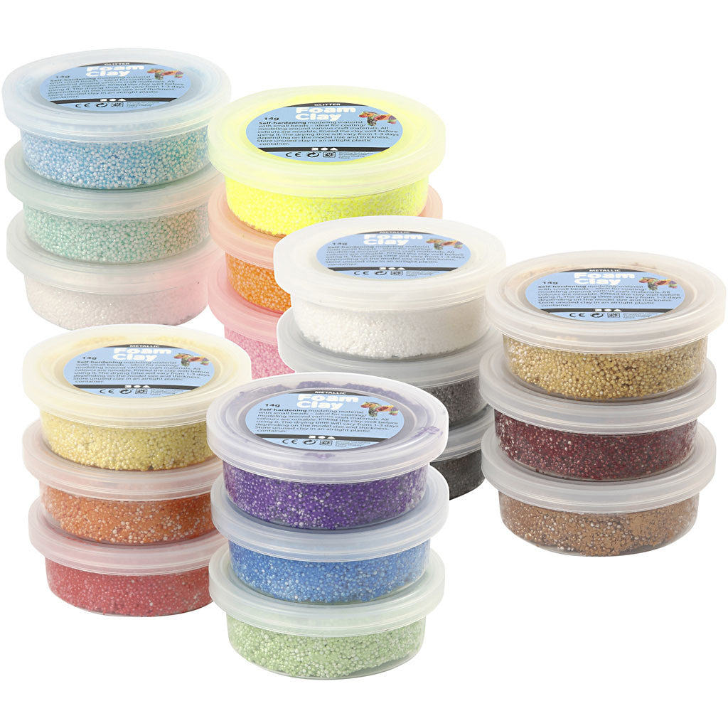 Foam Clay®, assorted colours, 3x30 pack/ 1 pack [HOB-78957]