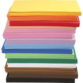 Foam Sheets, A4, sheet 210x297 mm, thickness 2 mm, 15x10 sheet/ 1 pack [HOB-79058]