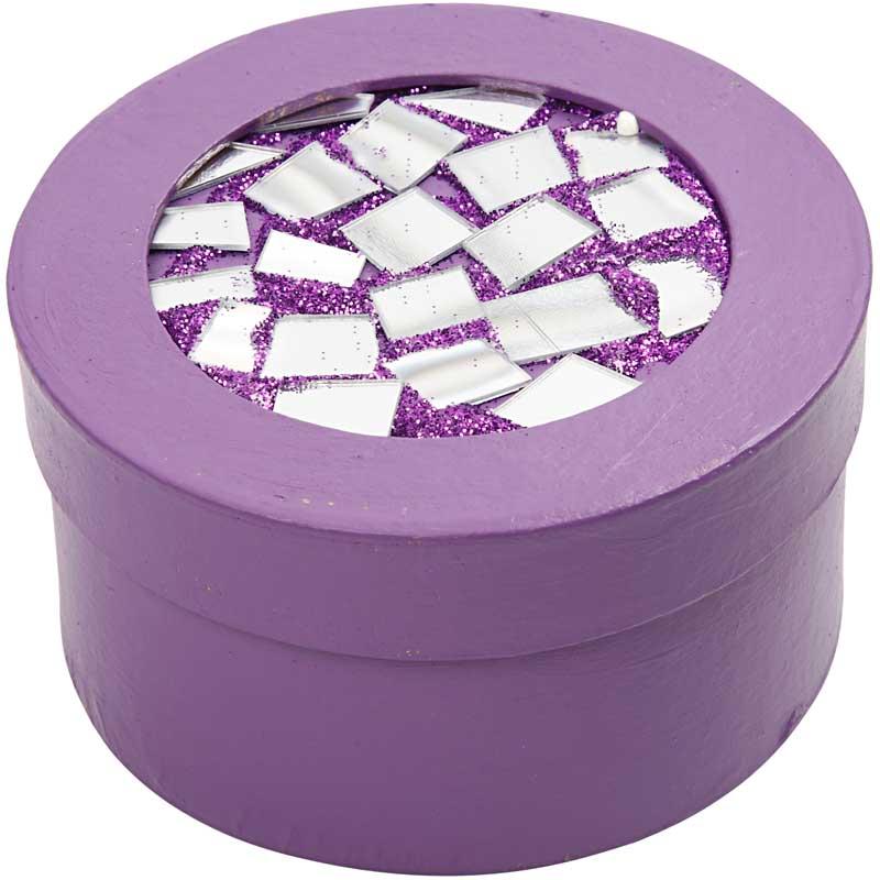 Plastic Mirror, sheet 29,5x21 cm, thickness 1,1 mm, 10 sheet/ 1 pack [HOB-79094]