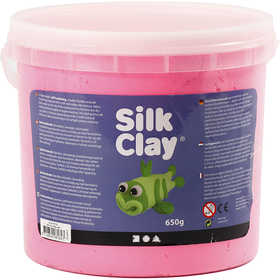 Silk Clay®, pink, 650 g/ 1 bucket [HOB-79152]