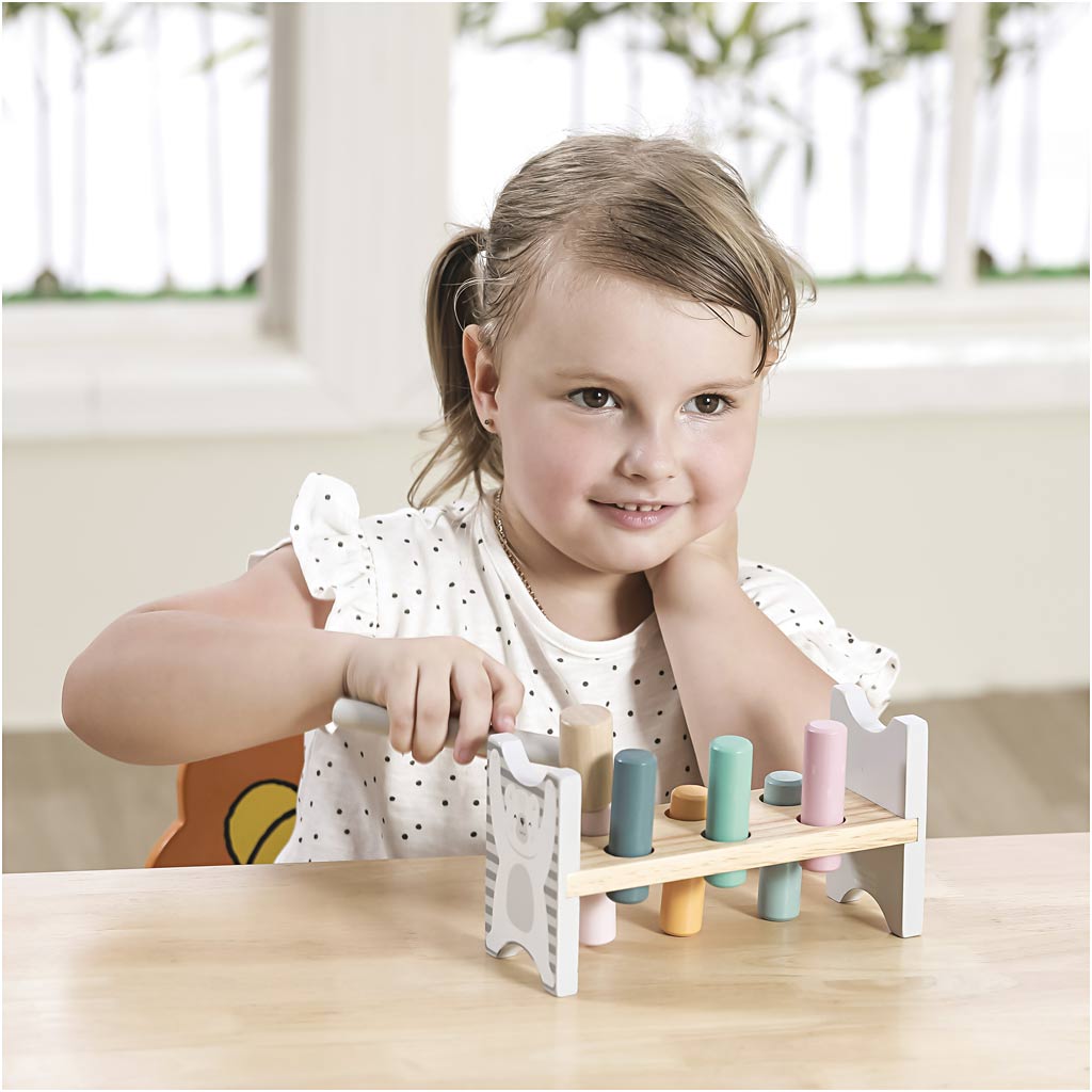 VIGA hammer bench toy, size 20x10,5x7 cm cm, 1 set [HOB-906685]