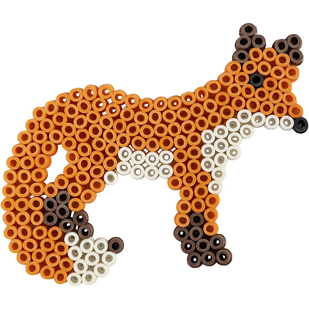 NABBI BioBeads Pegboard, Fox, size 9,5x13,4 cm, medium, 1 pc [HOB-906789]