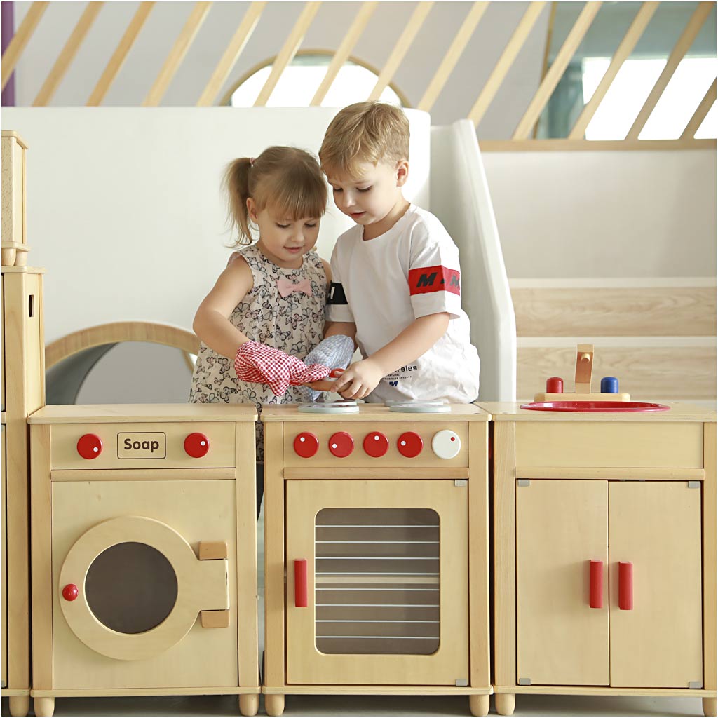 VIGA play kitchen, size 160x54x36 cm, 1 set [HOB-907706]