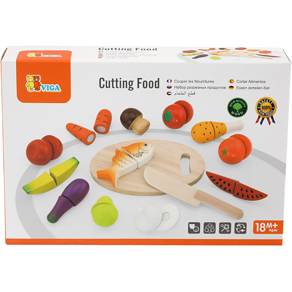 VIGA cutting food play set, 26 parts/ 1 set [HOB-907713]