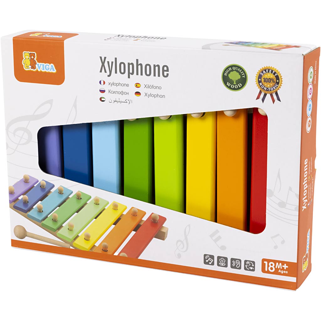 VIGA xylophone, size 31x23x5 cm, 1 pc [HOB-907735]