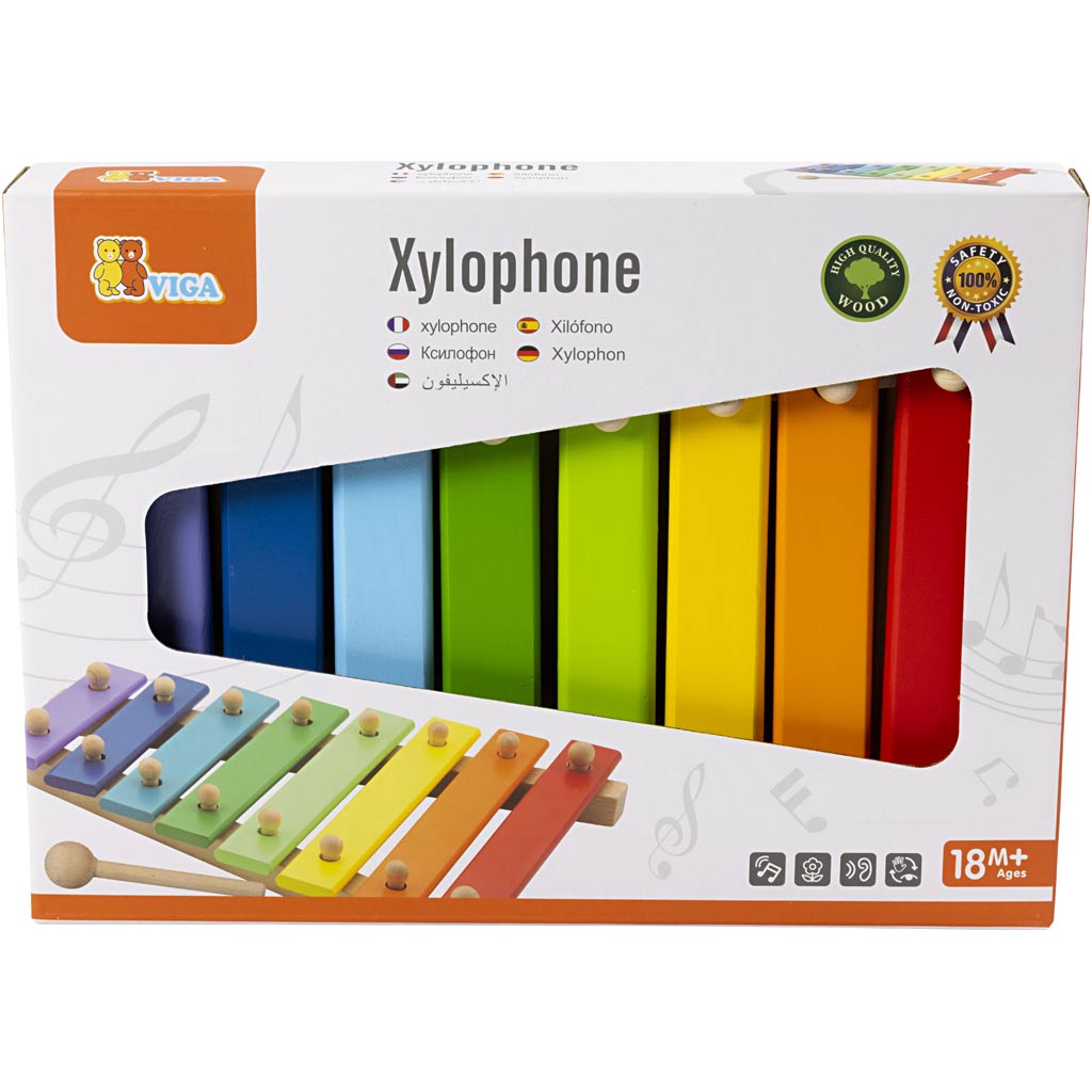 VIGA xylophone, size 31x23x5 cm, 1 pc [HOB-907735]