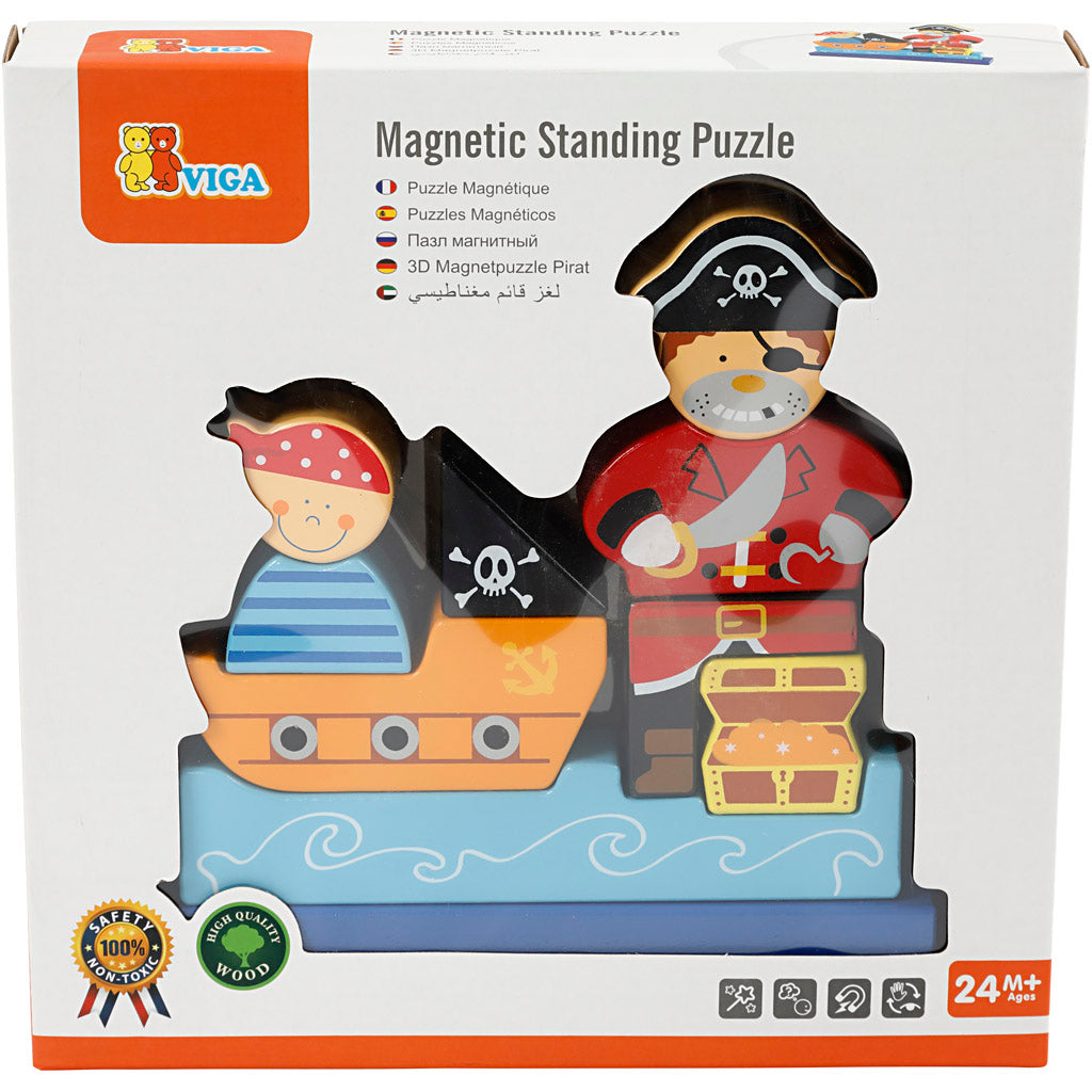 VIGA Magnetic 3D Puzzle, 1 set [HOB-907740]
