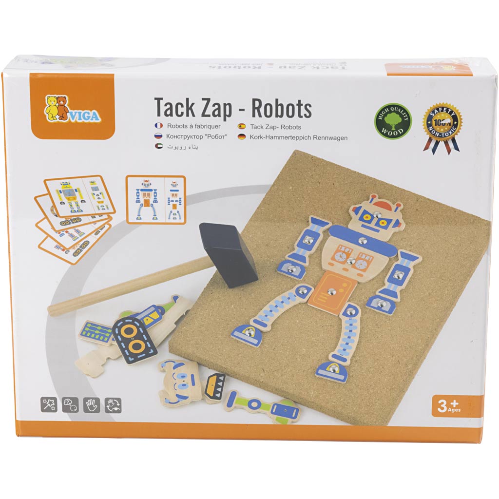VIGA hammer mosaic set, Robot, size 23x18 cm, 1 pc [HOB-907771]