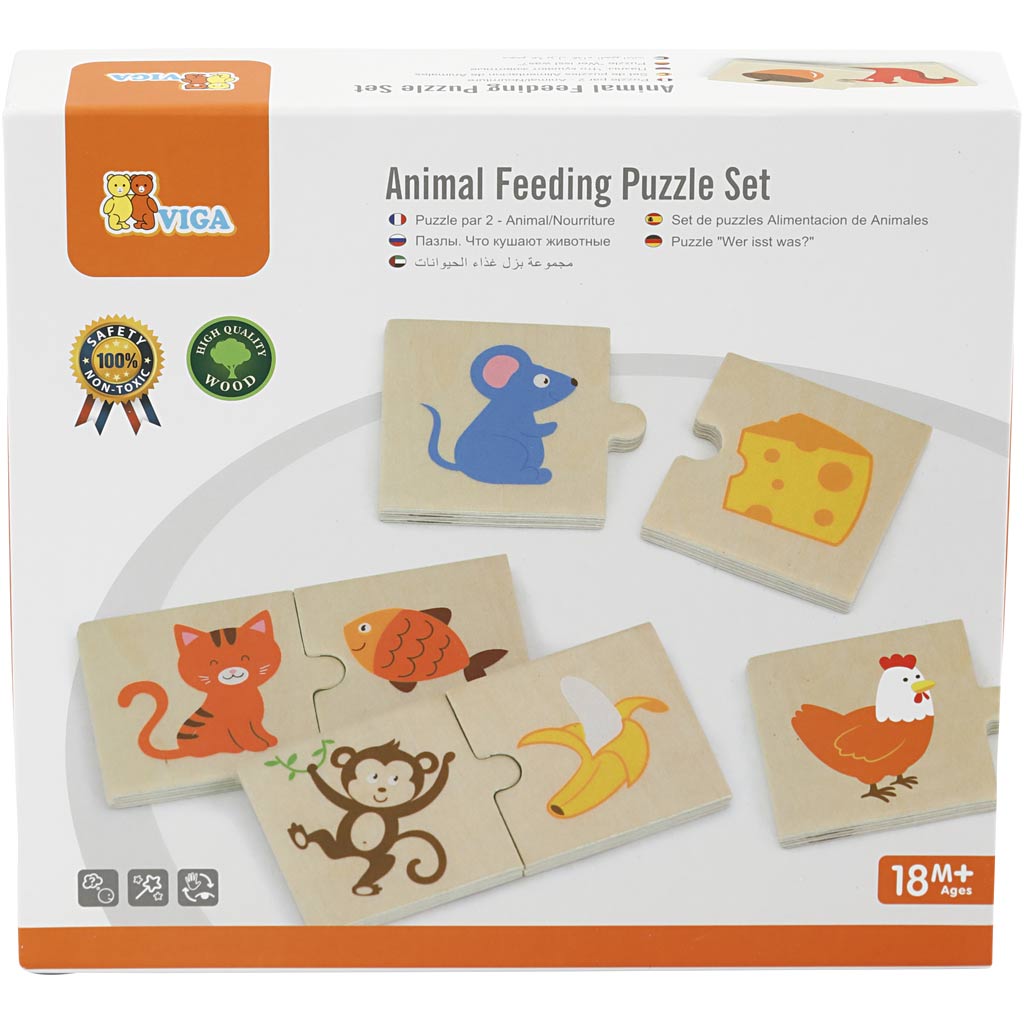 VIGA Jigsaw Puzzle, 12 parts/ 1 set [HOB-908548]
