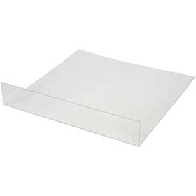Acrylic insert, size 375x380 mm, transparent, 1 pc [HOB-93231]