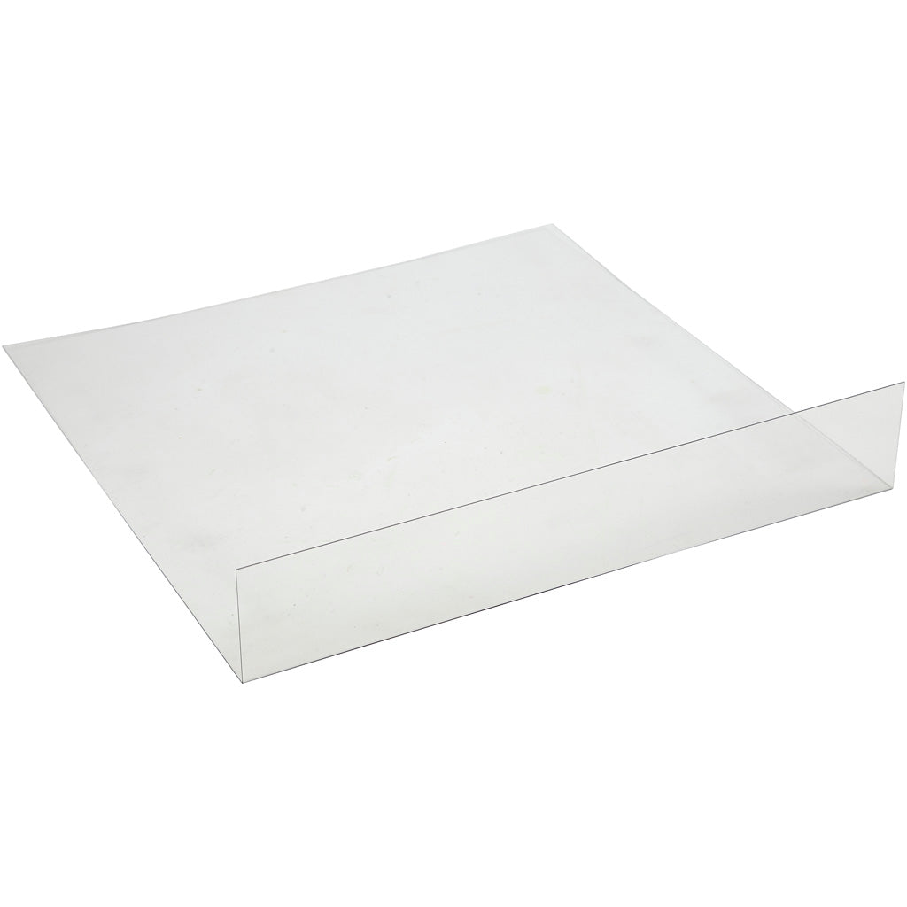 Acrylic insert, size 375x380 mm, transparent, 1 pc [HOB-93231]