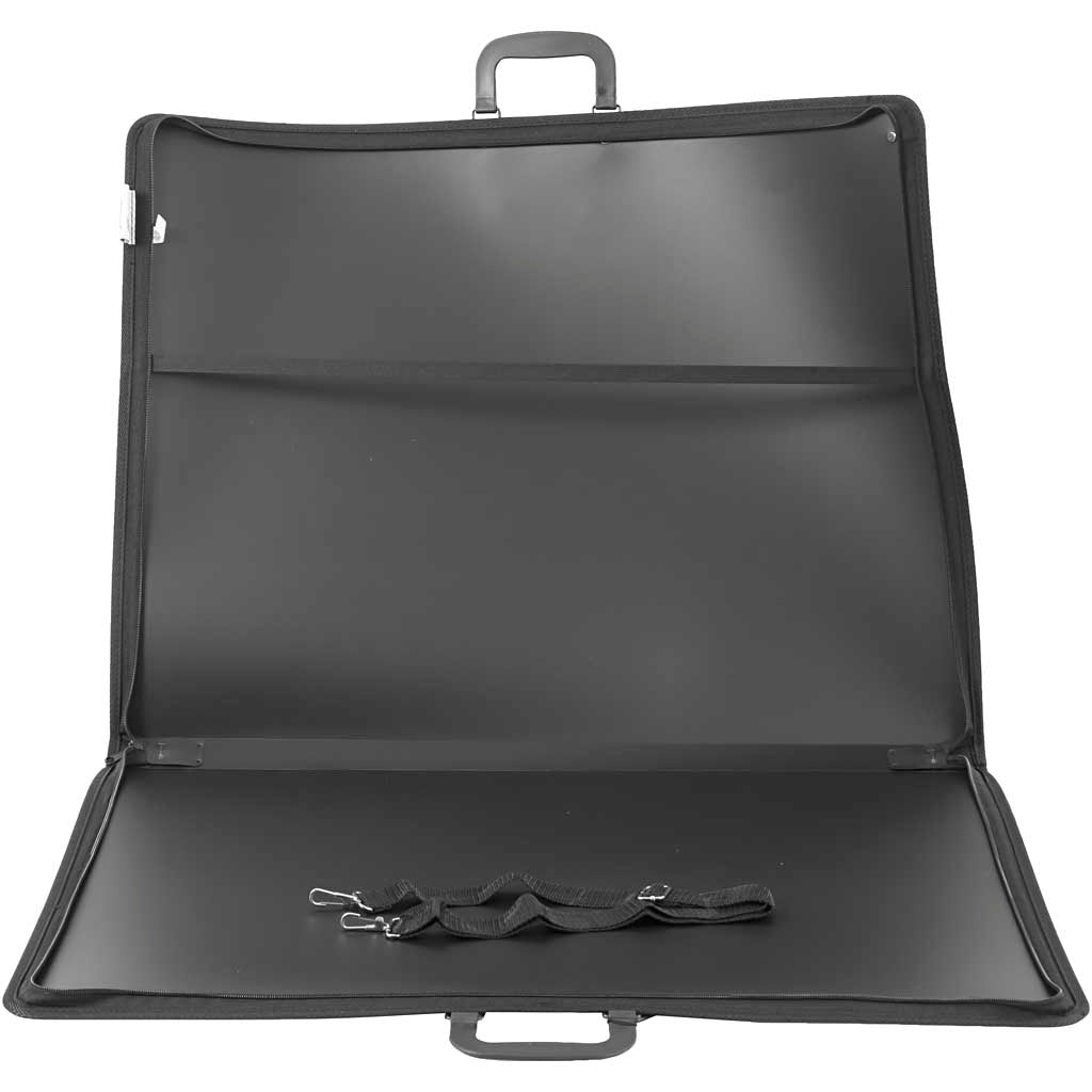 Art Portfolio, A2, sheet 420x600 mm, size 74x55 cm, black, 1 pc [HOB-95150]
