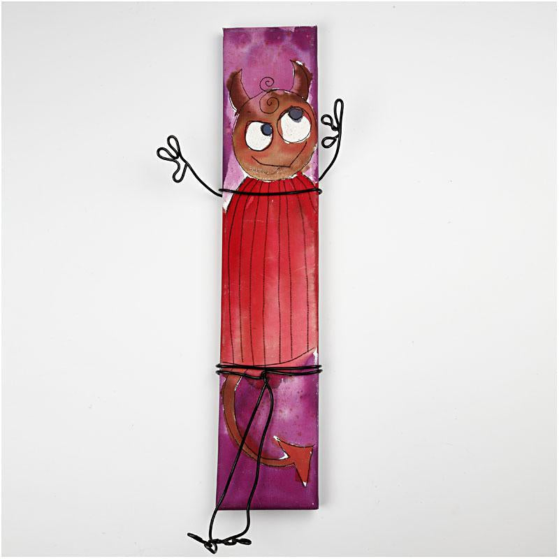 Long Watercolour Canvas Art, white, 20 pc, 1 set [HOB-97285]