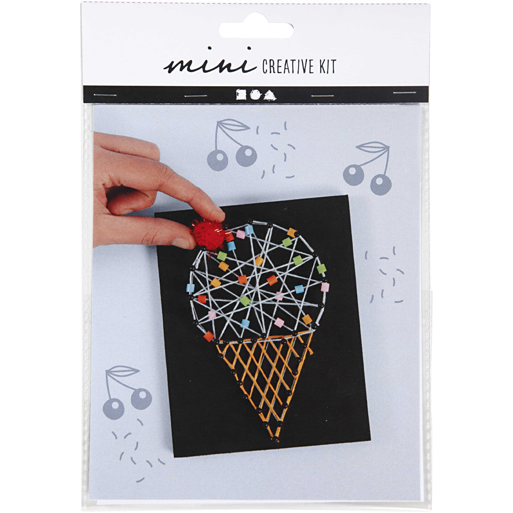 Mini Craft Kit, ice cream cone, 1 pack [HOB-977216]