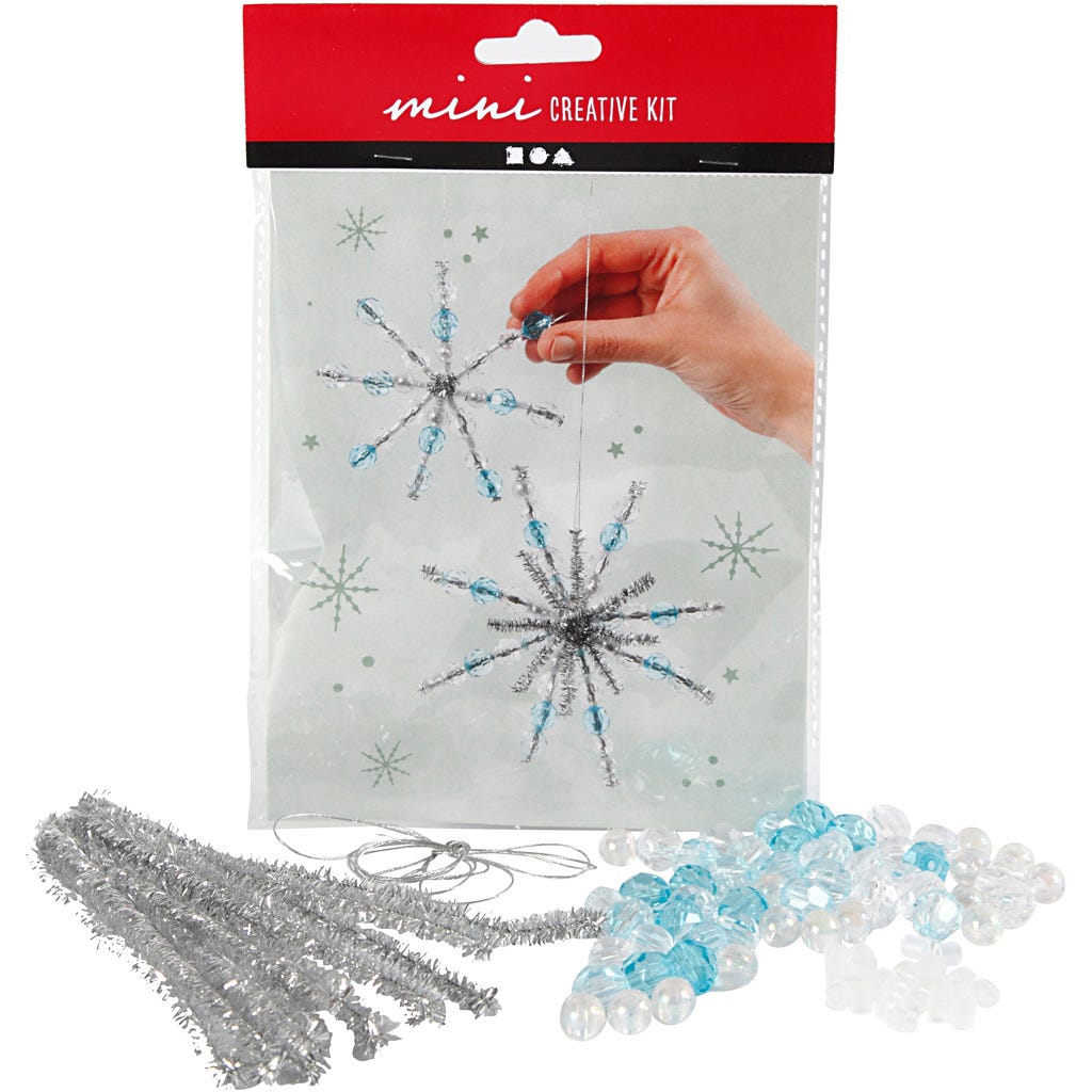 Mini Craft Kit, snowflakes, 1 pack [HOB-977352]
