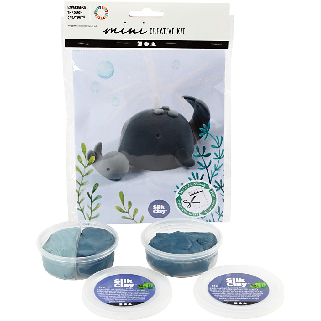Mini Craft Kit, Whale and calf, 1 pack [HOB-977360]