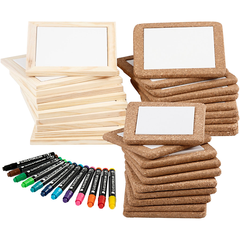 Group Craft Kit Trivet Painting, standard colours, additional colours, 30 pc