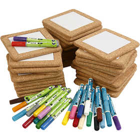 Group Craft Kit Trivet Painting, size 15,5x15,5 cm, assorted colours, 1 set [HOB-99463]